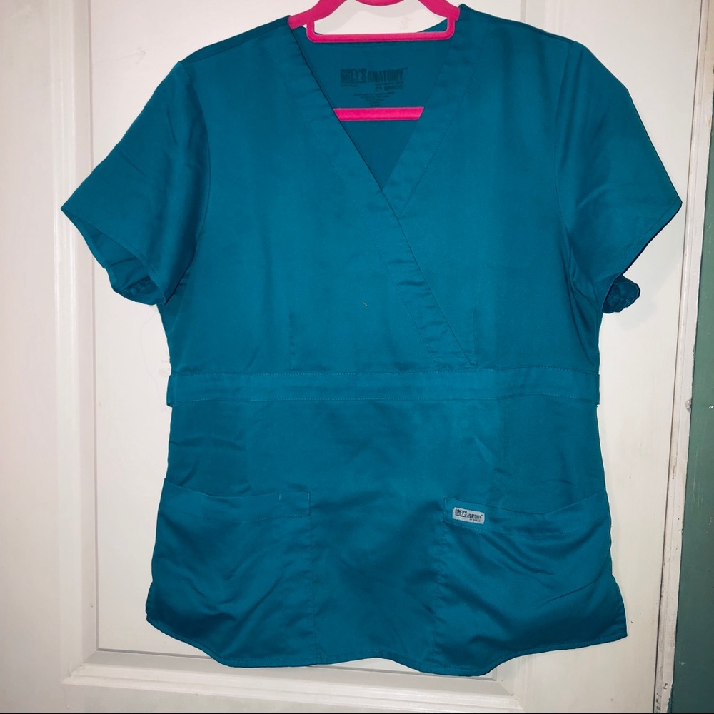 Caribbean Blue Grey’s anatomy scrub top